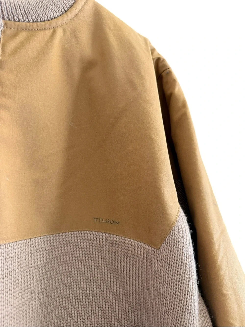FILSON Henley Guide Sweater Size Large